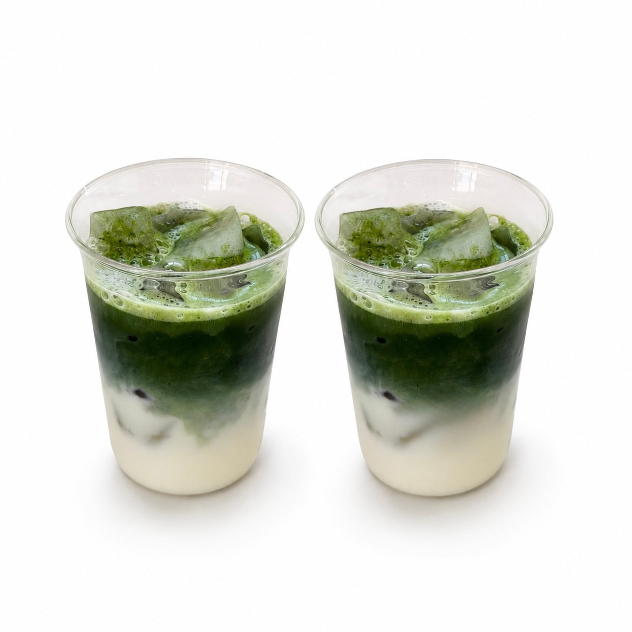 ICED MATCHA LATTE GLASS 2PCS